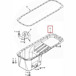 4914257 Cummins ISM ISM11 QSM11 M11 Oil Pan